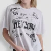1989 Notebook Scribble Grafik-T-Shirt 1989 Notebook Scribble Grafik-T-Shirt