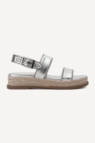 Bernae Espadrilles mit Slingbacks und Keilabsatz sowie Fersenriemen