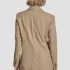 Blazer mit Zickzack-Ziernähten Blazer mit Zickzack-Ziernähten