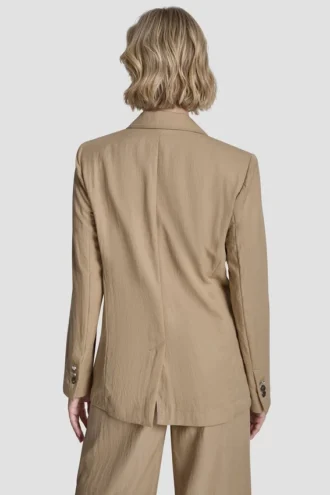 Blazer mit Zickzack-Ziernähten