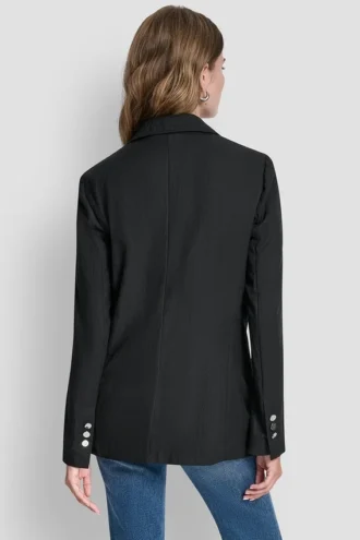 Blazer mit Zickzack-Ziernähten
