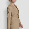 Blazer mit Zickzack-Ziernähten Blazer mit Zickzack-Ziernähten