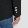 Blazer mit Zickzack-Ziernähten Blazer mit Zickzack-Ziernähten