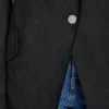 Blazer mit Zickzack-Ziernähten Blazer mit Zickzack-Ziernähten