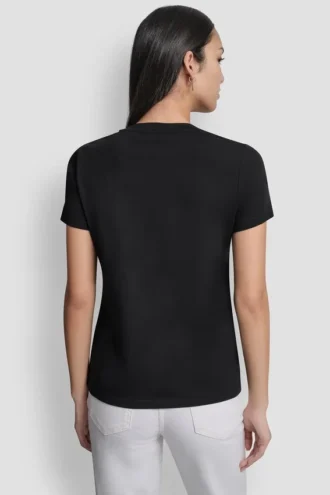 Bleecker St T-Shirt mit Aufdruck