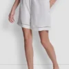 Boxershorts aus Leinenmischung mit hoher Leibhöhe Boxershorts aus Leinenmischung mit hoher Leibhöhe