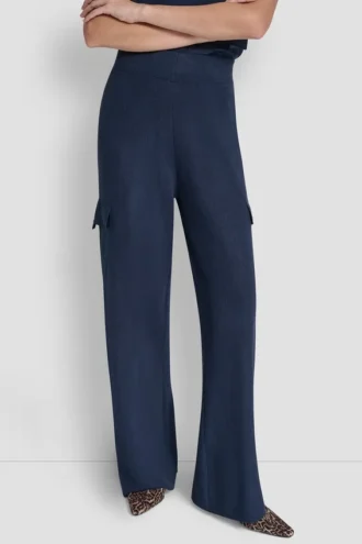 Cargo-Pullover-Hose mit hoher Leibhöhe
