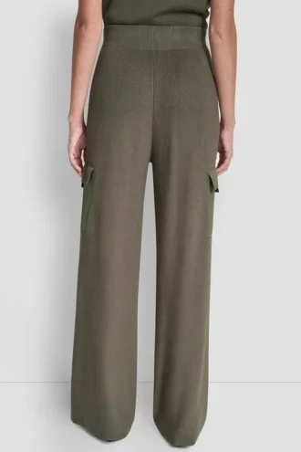 Cargo-Pullover-Hose mit hoher Leibhöhe