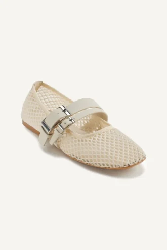Dade Mesh Mary Jane-Flache Schuhe