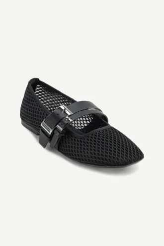 Dade Mesh Mary Jane-Flache Schuhe