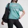 DKNY 1989 Logo-T-Shirt mit Strassnieten DKNY 1989 Logo-T-Shirt mit Strassnieten