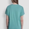 DKNY 1989 Logo-T-Shirt mit Strassnieten DKNY 1989 Logo-T-Shirt mit Strassnieten