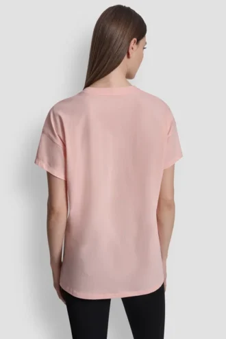 DKNY 1989 Logo-T-Shirt mit Strassnieten