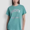 DKNY 1989 Logo-T-Shirt mit Strassnieten DKNY 1989 Logo-T-Shirt mit Strassnieten