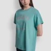 DKNY 1989 Logo-T-Shirt mit Strassnieten DKNY 1989 Logo-T-Shirt mit Strassnieten