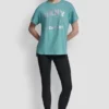 DKNY 1989 Logo-T-Shirt mit Strassnieten DKNY 1989 Logo-T-Shirt mit Strassnieten