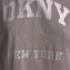 DKNY 1989 Logo-T-Shirt mit Strassnieten DKNY 1989 Logo-T-Shirt mit Strassnieten