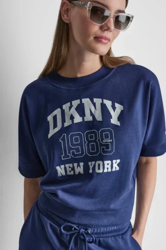 DKNY 1989 Pullover mit Strass-Logo