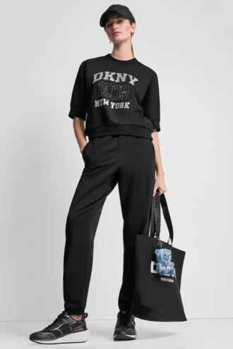 DKNY 1989 Pullover mit Strass-Logo