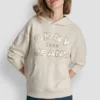 DKNY Jeans Sweatshirt mit Satin-Applikation und Kettenstich-Logo DKNY Jeans Sweatshirt mit Satin-Applikation und Kettenstich-Logo