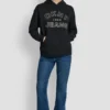 DKNY Jeans Sweatshirt mit Satin-Applikation und Kettenstich-Logo DKNY Jeans Sweatshirt mit Satin-Applikation und Kettenstich-Logo