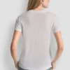 DKNY Jeans T-Shirt mit gestapeltem Logo und Strass-Steinen DKNY Jeans T-Shirt mit gestapeltem Logo und Strass-Steinen