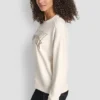 DKNY Sweatshirt mit Rundhalsausschnitt und aufgedrucktem NY-Logo mit Strassverzierung DKNY Sweatshirt mit Rundhalsausschnitt und aufgedrucktem NY-Logo mit Strassverzierung