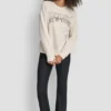 DKNY Sweatshirt mit Rundhalsausschnitt und aufgedrucktem NY-Logo mit Strassverzierung DKNY Sweatshirt mit Rundhalsausschnitt und aufgedrucktem NY-Logo mit Strassverzierung