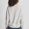 DKNY Sweatshirt mit Strass-Logo und Rundhalsausschnitt DKNY Sweatshirt mit Strass-Logo und Rundhalsausschnitt