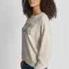 DKNY Sweatshirt mit Strass-Logo und Rundhalsausschnitt DKNY Sweatshirt mit Strass-Logo und Rundhalsausschnitt