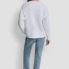 DKNY Sweatshirt mit Strass-Taxi-Logo DKNY Sweatshirt mit Strass-Taxi-Logo