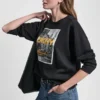 DKNY Taxi Sweatshirt mit fotorealistischem Logo DKNY Taxi Sweatshirt mit fotorealistischem Logo
