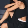 DKNY X Yankees Bestickte Shorts DKNY X Yankees Bestickte Shorts