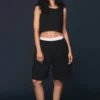 DKNY X Yankees Bestickte Shorts DKNY X Yankees Bestickte Shorts