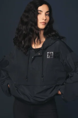 DKNY X Yankees Jacke mit halbem Reißverschluss