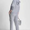 Fleece-Hoodie mit Metallic-Bubble-Logo und überschnittenen Schultern Fleece-Hoodie mit Metallic-Bubble-Logo und überschnittenen Schultern