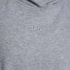 Fleece-Hoodie mit Metallic-Bubble-Logo und überschnittenen Schultern Fleece-Hoodie mit Metallic-Bubble-Logo und überschnittenen Schultern