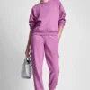 Fleece-Pullover mit metallischem Bubble-Logo