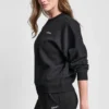 Fleece-Pullover mit metallischem Bubble-Logo