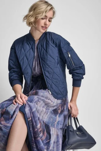 Gesteppte Bomberjacke