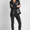 Gesteppte Scuba-Mix-Jacke mit Chevron-Muster Gesteppte Scuba-Mix-Jacke mit Chevron-Muster