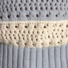 Gestreifter Pullover mit Pointelle-Ziernähten