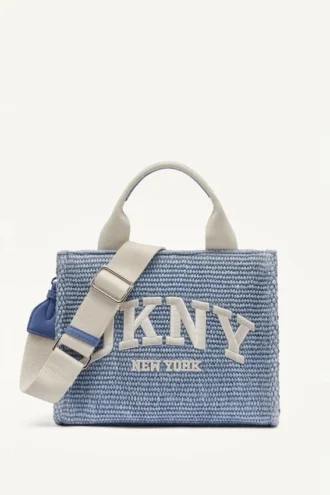 Hadlee Kleine Stroh-Logo-Shopper
