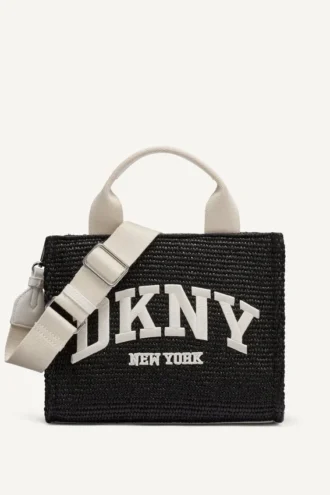Hadlee Kleine Stroh-Logo-Shopper