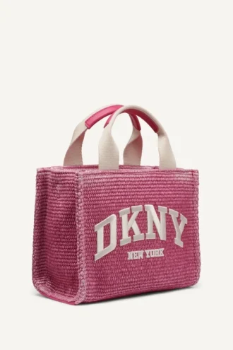 Hadlee Kleine Stroh-Logo-Shopper