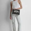 Hadlee Kleine Stroh-Logo-Shopper
