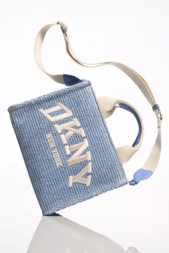 Hadlee Kleine Stroh-Logo-Shopper
