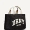 Hadlee Kleine Stroh-Logo-Shopper