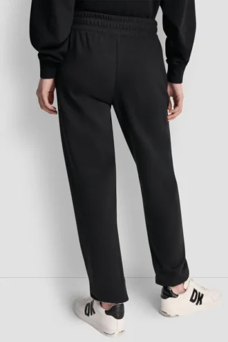 Hoch geschnittene Jogginghose mit Relaxed Fit und Logo