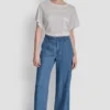 Hoch taillierte Hose mit Gürtel Hoch taillierte Hose mit Gürtel